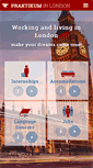 Mobile Screenshot of praktikum-in-london.de
